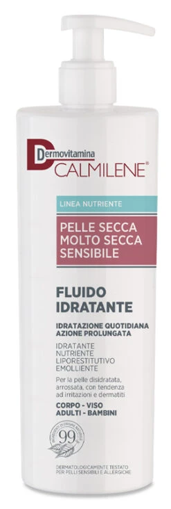PASQUALI Srl DERMOVITAMINA CALMILENE FLUIDO IDRATANTE PER PELLE SECCA, MOLTO SECCA E SENSIBILE 500 ML