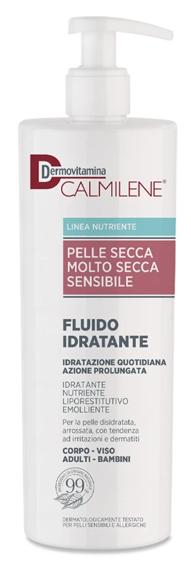 PASQUALI Srl DERMOVITAMINA CALMILENE FLUIDO IDRATANTE PER PELLE SECCA, MOLTO SECCA E SENSIBILE 500 ML 3 PASQUALI Srl DERMOVITAMINA CALMILENE FLUIDO IDRATANTE PER PELLE SECCA, MOLTO SECCA E SENSIBILE 500 ML